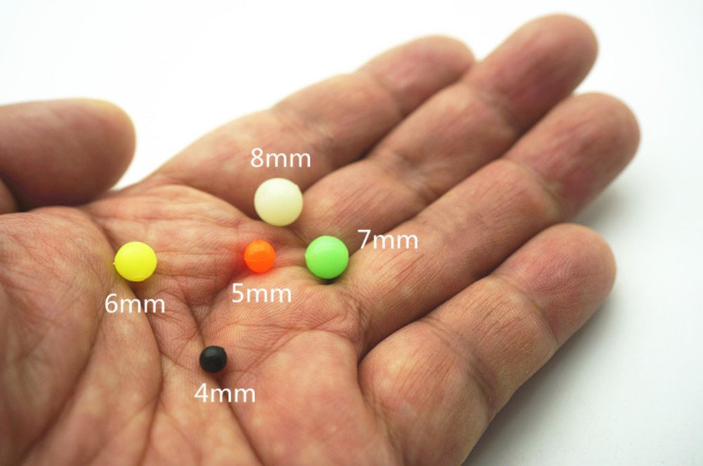 Plastic luminous beads for fishing, 5mm, assorted colors image 6