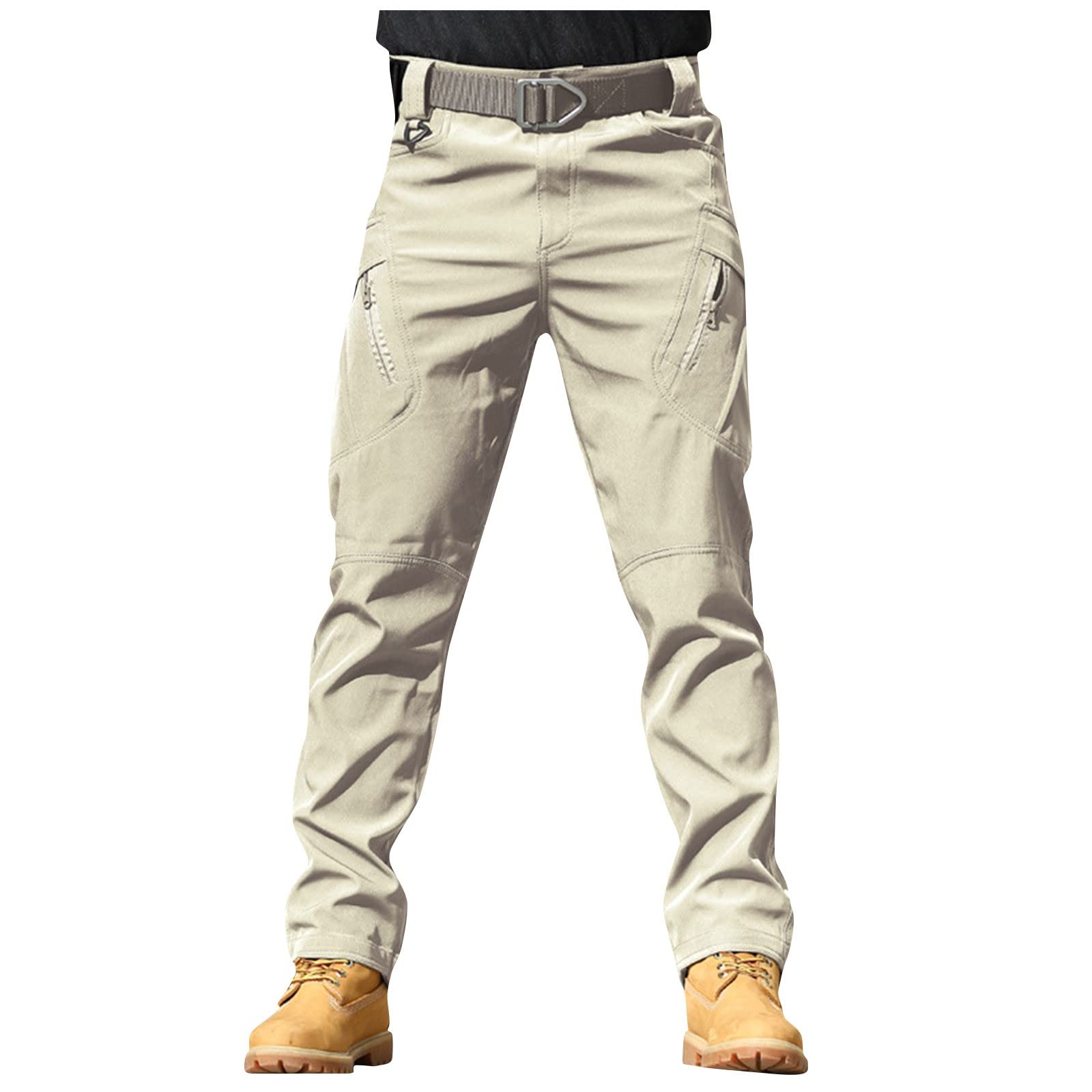 Tobchonp baggy cargo pants front view with multiple pockets for tools