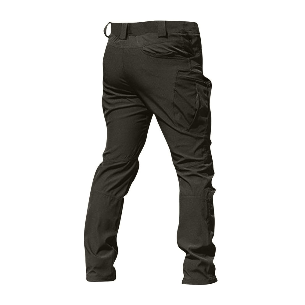 Tobchonp mens tactical pants zip pocket detail for quick access.