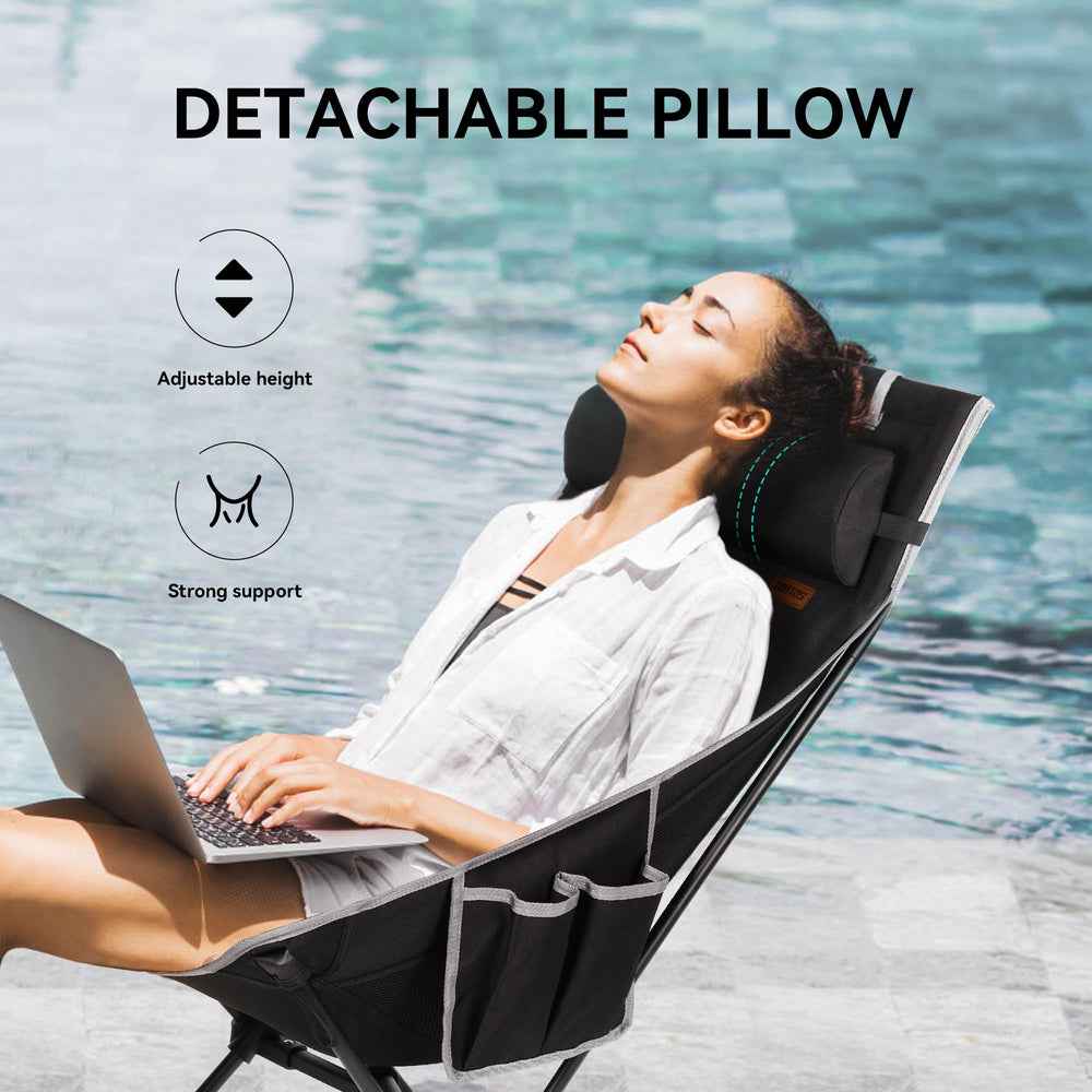 TOBTOS compact folding design uses a 7075 aluminum frame and 1000D fabric for travel