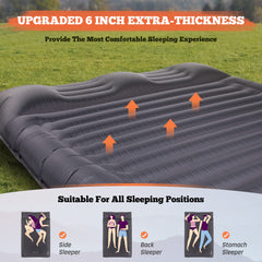 TOBTOS double sleeping pad compact folded fits in small backpack for easy travel