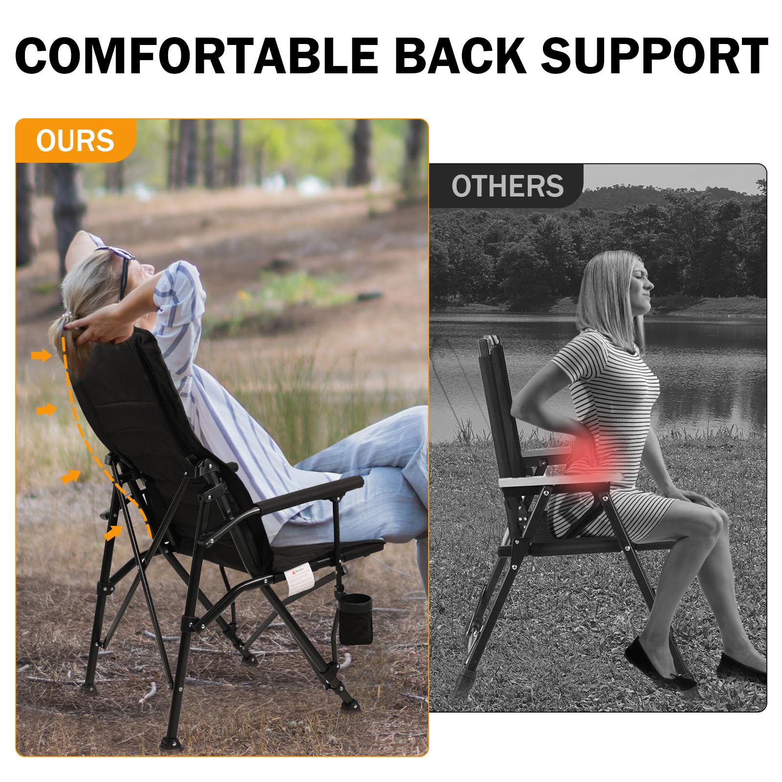 TOBTOS heavy-duty frame image emphasizes stability and durability.