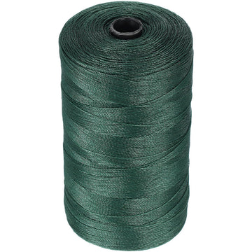 Toddmomy 1Roll braided nylon twine roll in dark green for outdoor tasks.