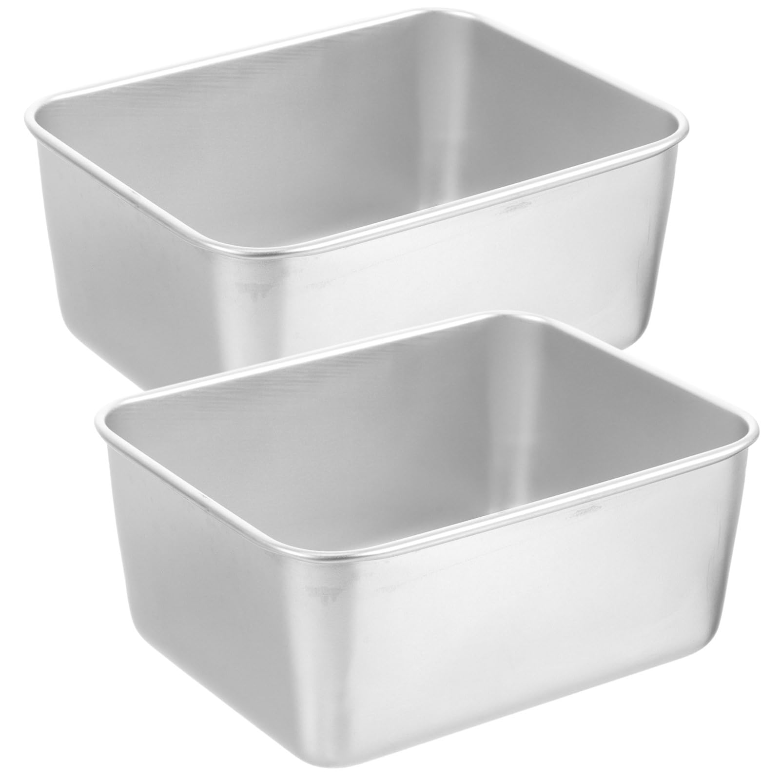 Toddmomy 2pcs stainless steel rectangle bowls for camping offer durable, easy-to-clean dining on the go.