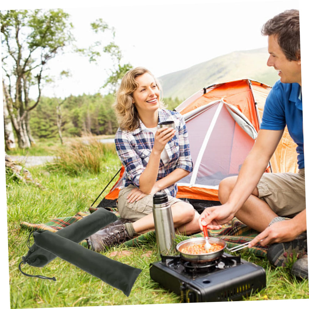 Toddmomy awning pole storage bag offers portable pole organization at campsites.