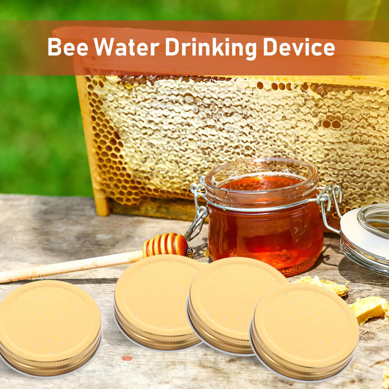 Toddmomy Bee Feeder Lids versatile application for other drinking water equipment