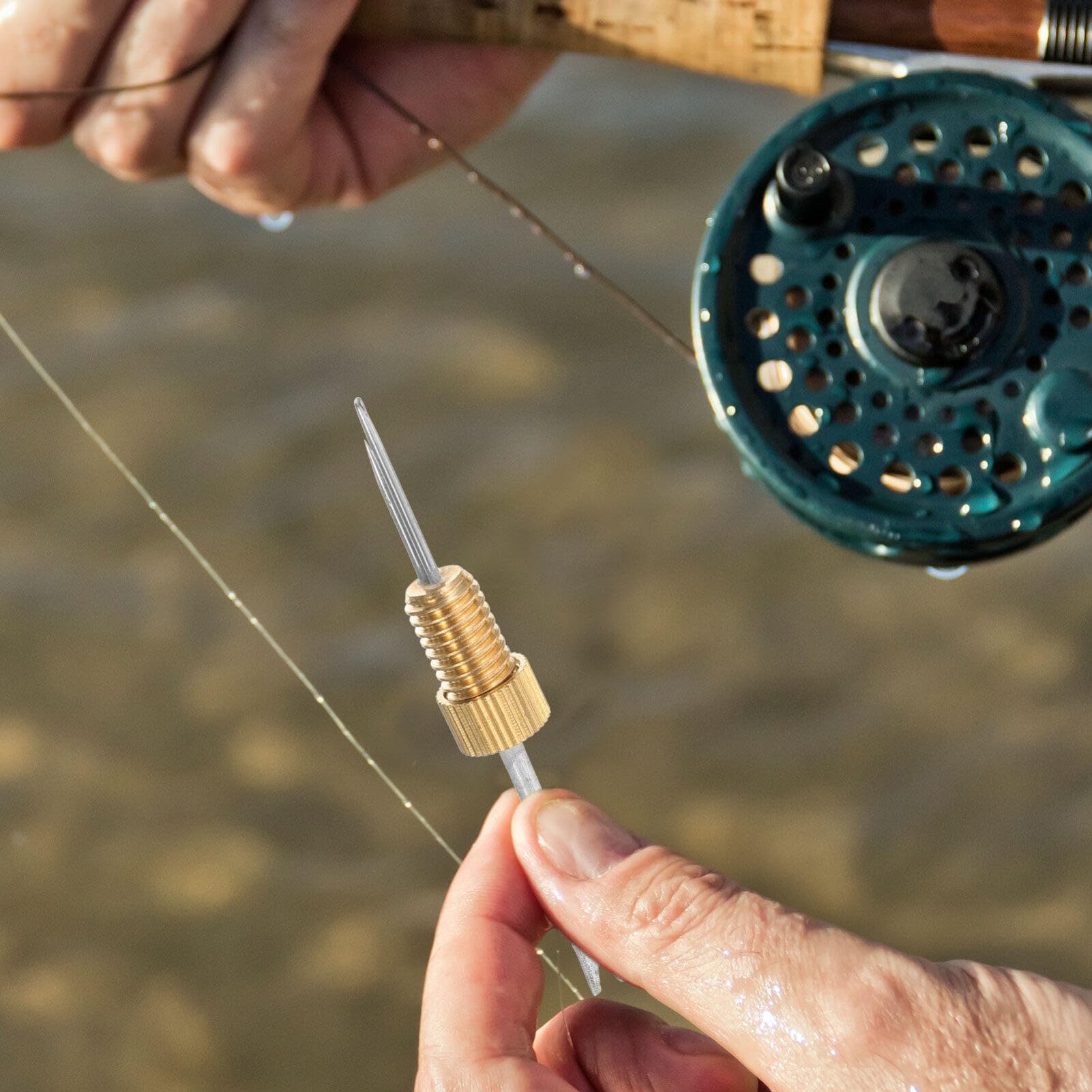 Toddmomy copper knotting tool for durable use on long fishing trips.