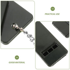 Toddmomy emergency whistle with lanyard close-up highlighting portability