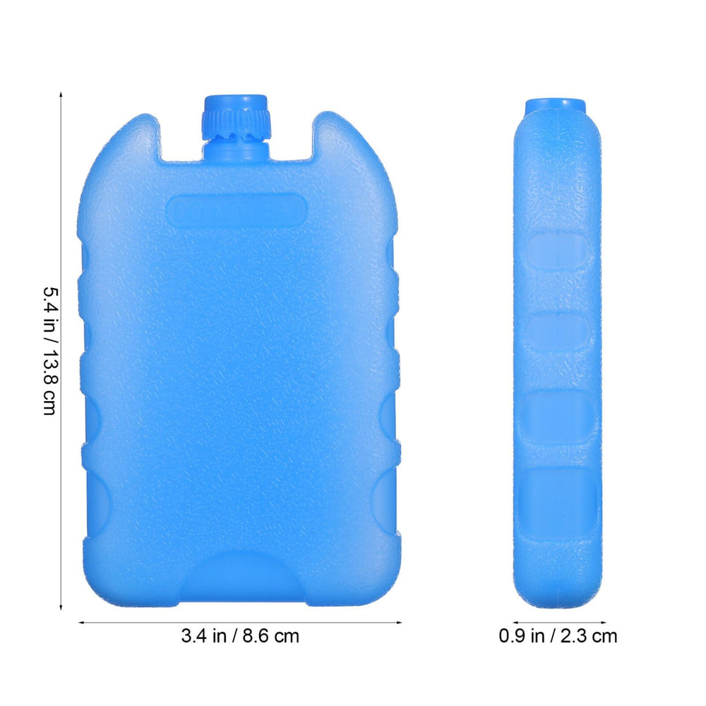 Toddmomy blue freezer pack filled with water before freezing for long chill.