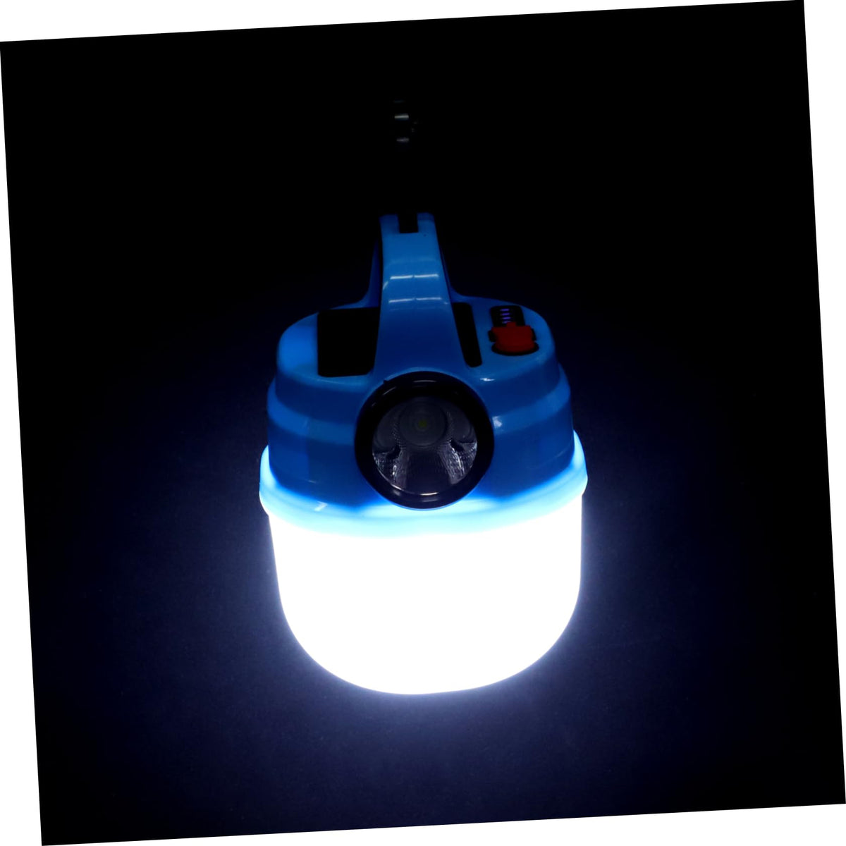 Toddmomy handheld solar camping lamp - front view, compact and bright.