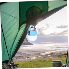 Toddmomy handheld solar camping lamp - side view, portable design.