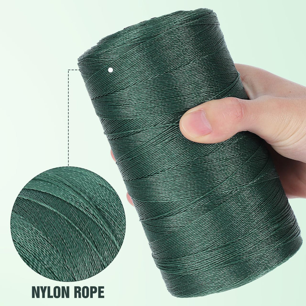 Toddmomy outdoor camping rope in dark green for tents and trails.