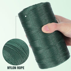 Toddmomy outdoor camping rope in dark green for tents and trails.