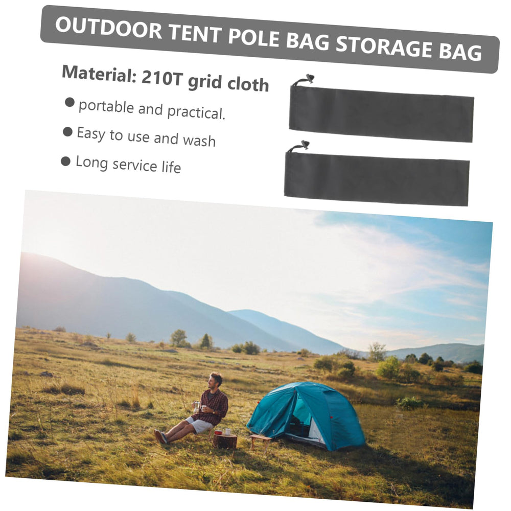 Toddmomy outdoor gear storage pouch helps organize campsite equipment.