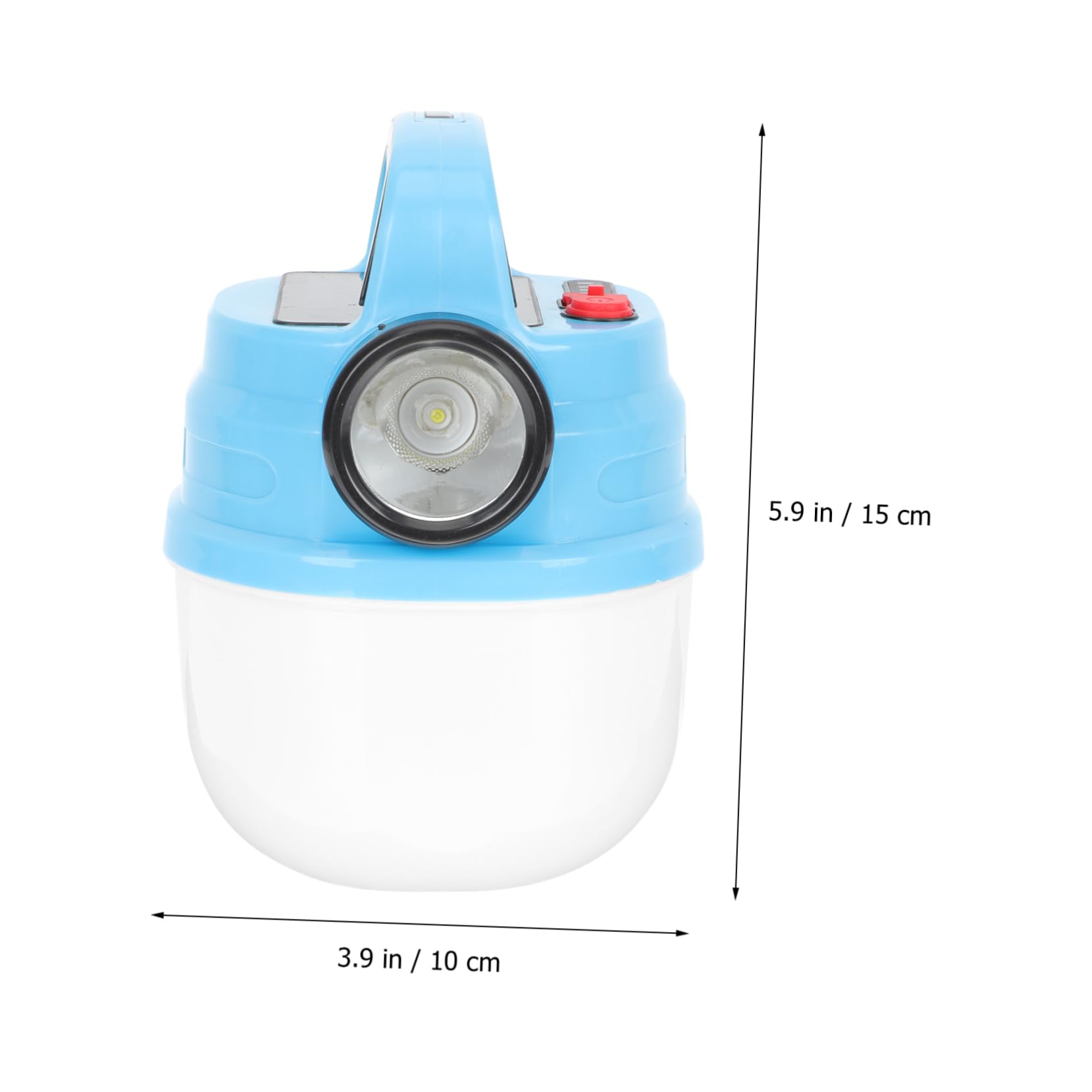 Toddmomy solar tent light with green charge indicator.