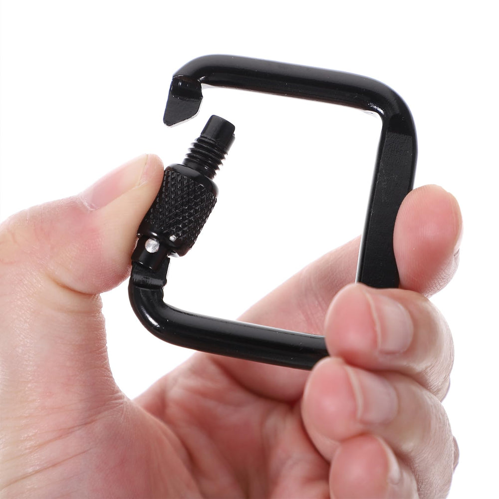 Toddmomy camping square carabiner clip ideal for backpacks.