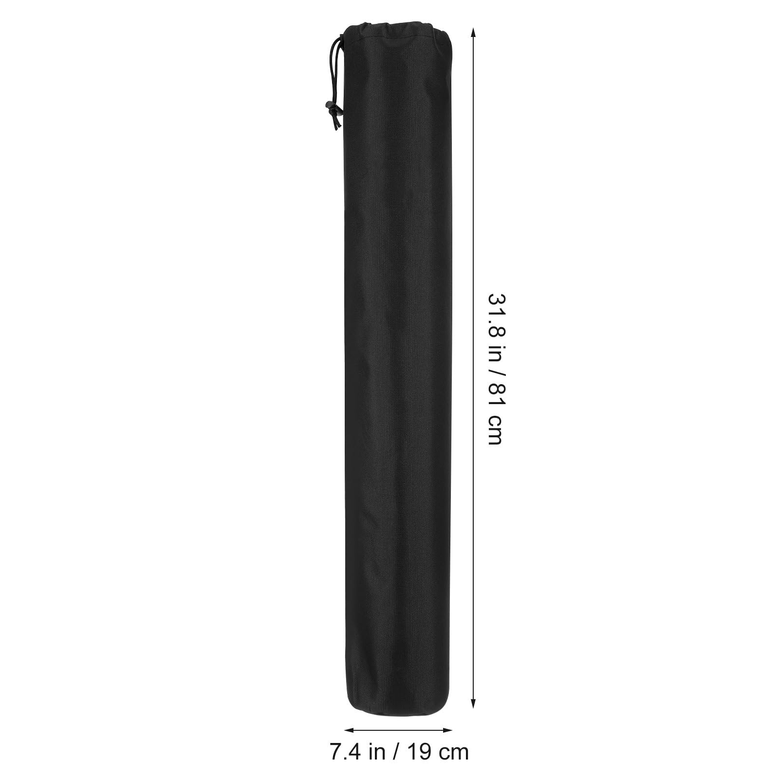 Toddmomy tent pole storage bag is easy to open, close, and wash