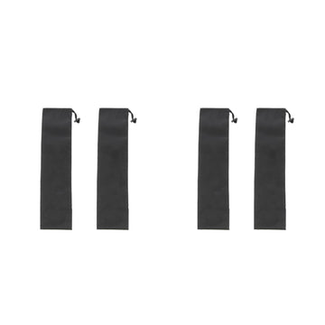 Toddmomy tent pole storage bags open showing compact organization for camping gear