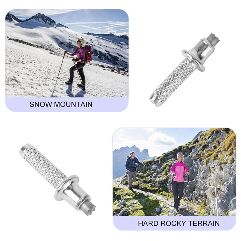 Toddmomy tungsten steel trekking pole tip durable wear resistance on terrain