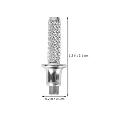 Toddmomy tungsten steel trekking pole tip top view shows compact design