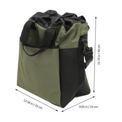 Ergonomic adjustable shoulder strap on wader bag