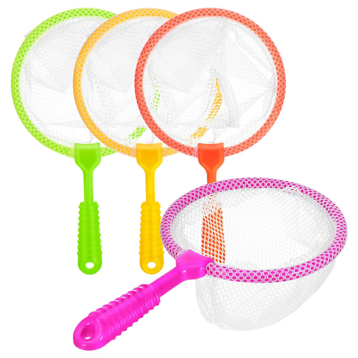 Toddmomy four-piece children's fishing nets set with assorted colors