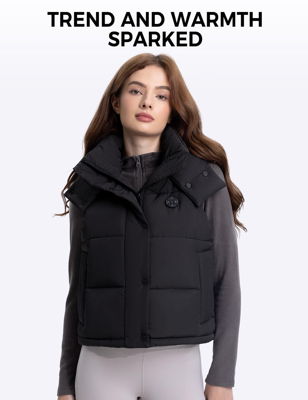 TODWARM vest worn during outdoor hiking shows reliable warmth and mobility.