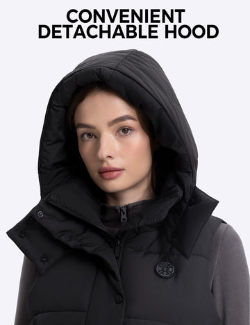 TODWARM windproof outer layer blocks wind while keeping you comfortable.