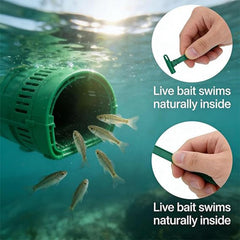 TOESCARE bait catcher minnow swim demonstrates natural movement