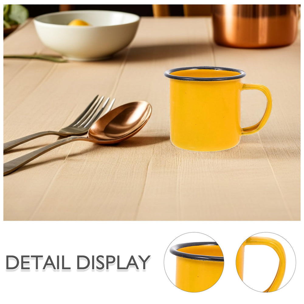 Tofficu kid-friendly enamel cup designed for durable daily use.