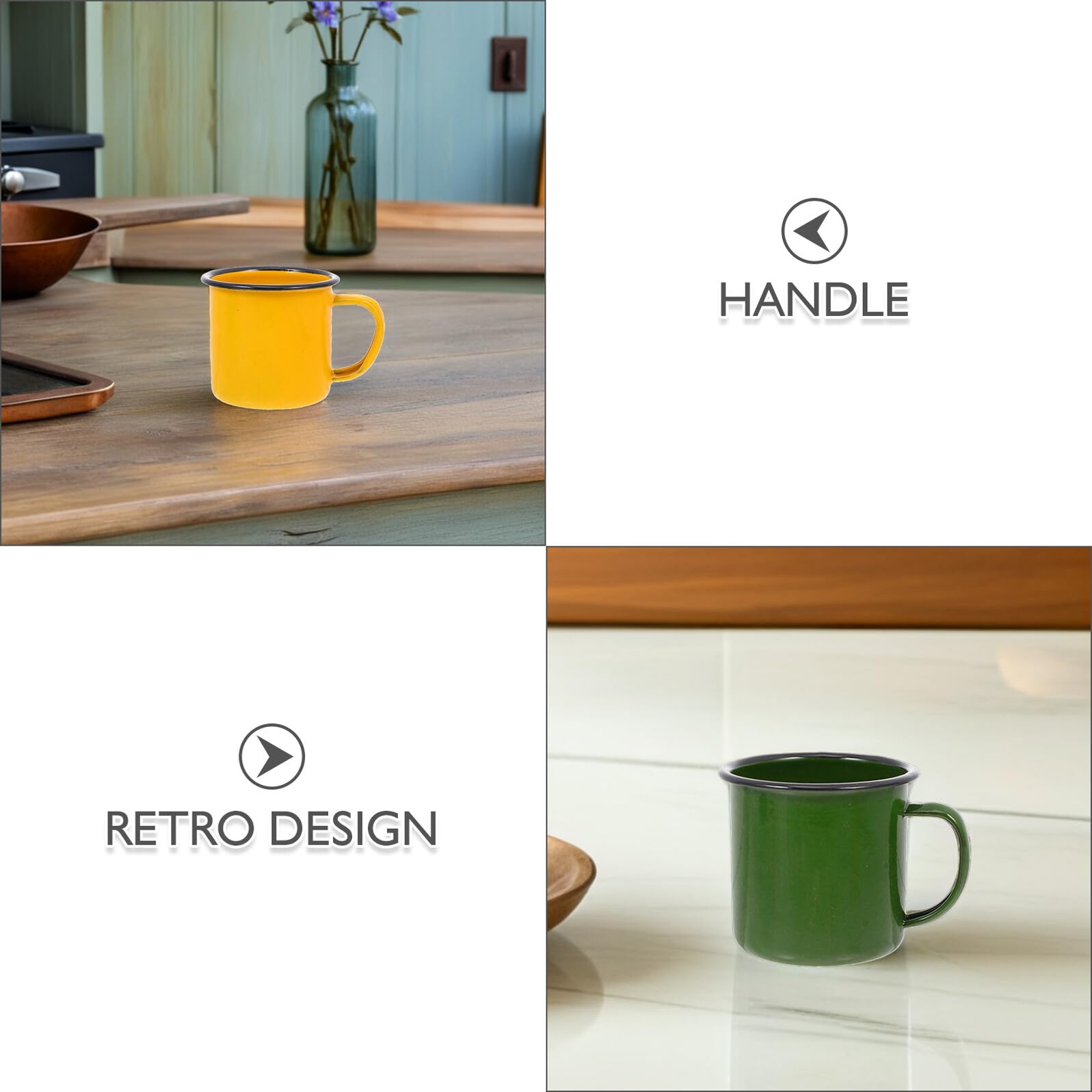 Tofficu retro mugs pair well with tea and hot beverages.