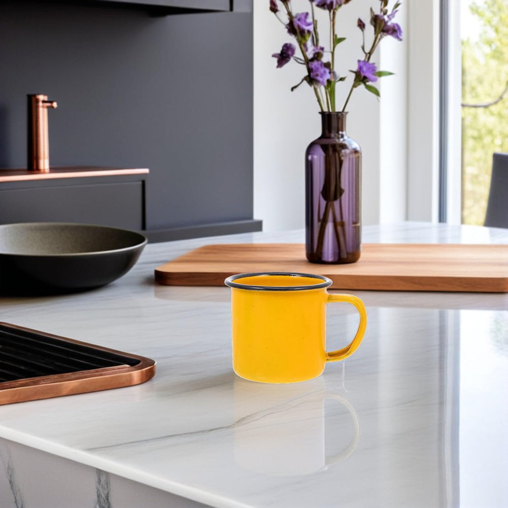Tofficu reusable enamel cup supports eco-friendly daily use.