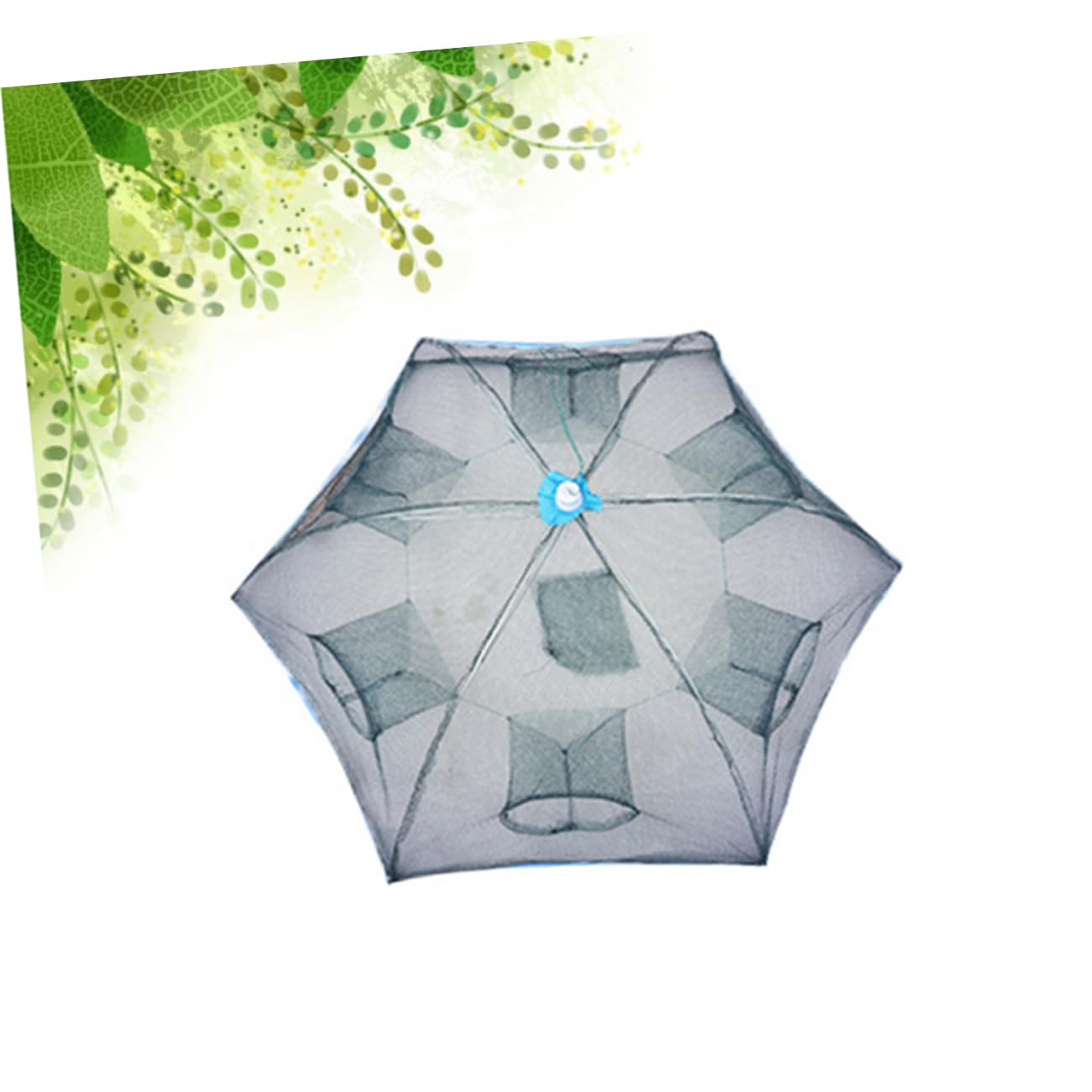 TOGEVAL 6-holes mesh trap net versatile for saltwater and freshwater fishing
