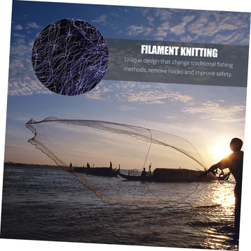 TOGEVAL night-ready net with glow beads for quick location.