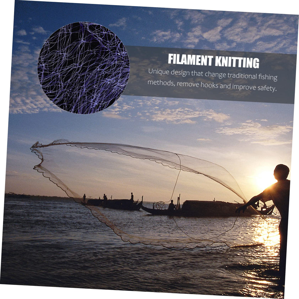 TOGEVAL night-ready net with glow beads for quick location.