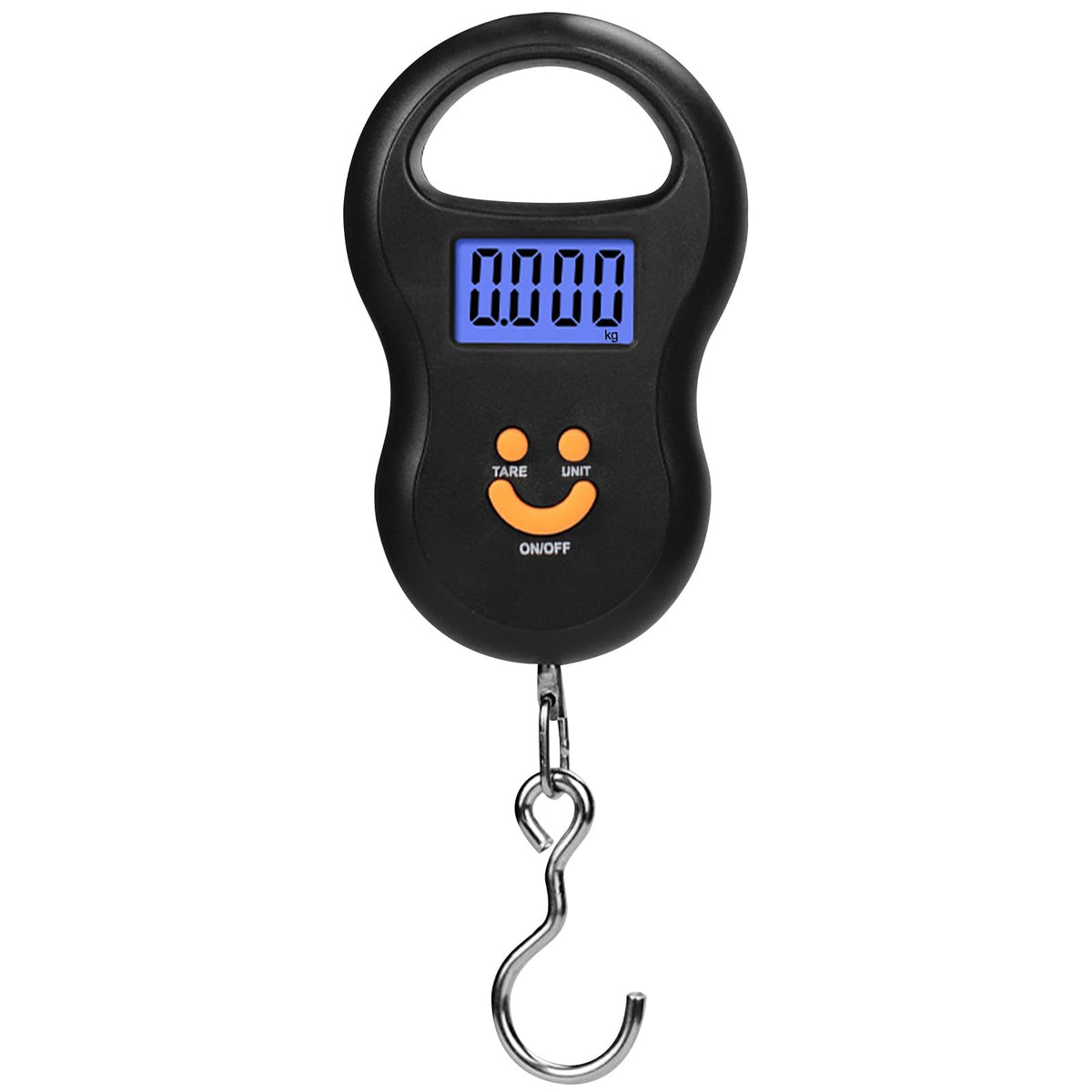 Toguma 50KG hanging scale with black body and stainless steel hook