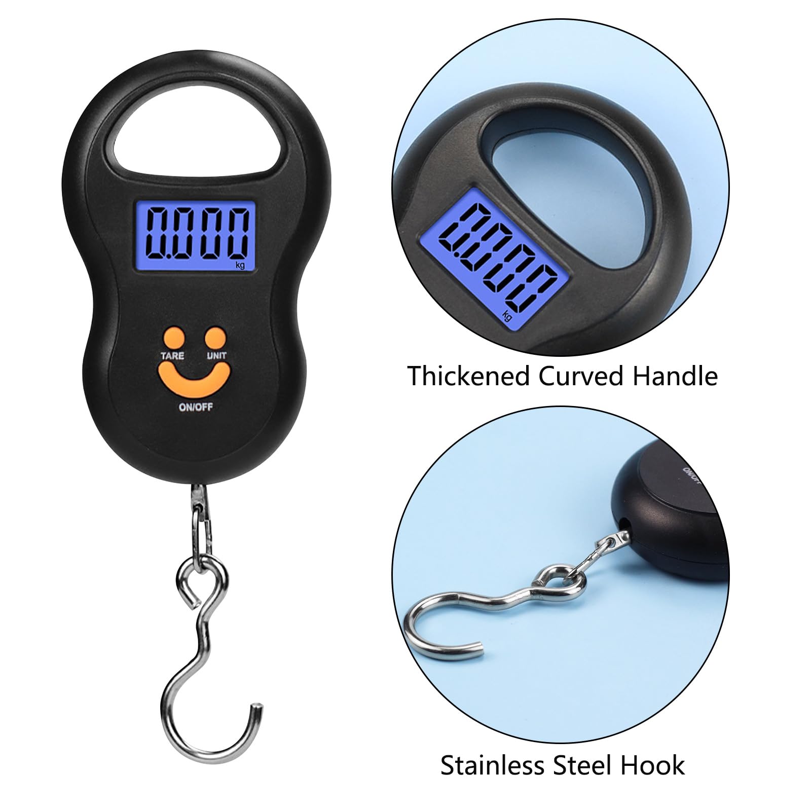 Toguma 50KG luggage scale in use for travel bag weighing