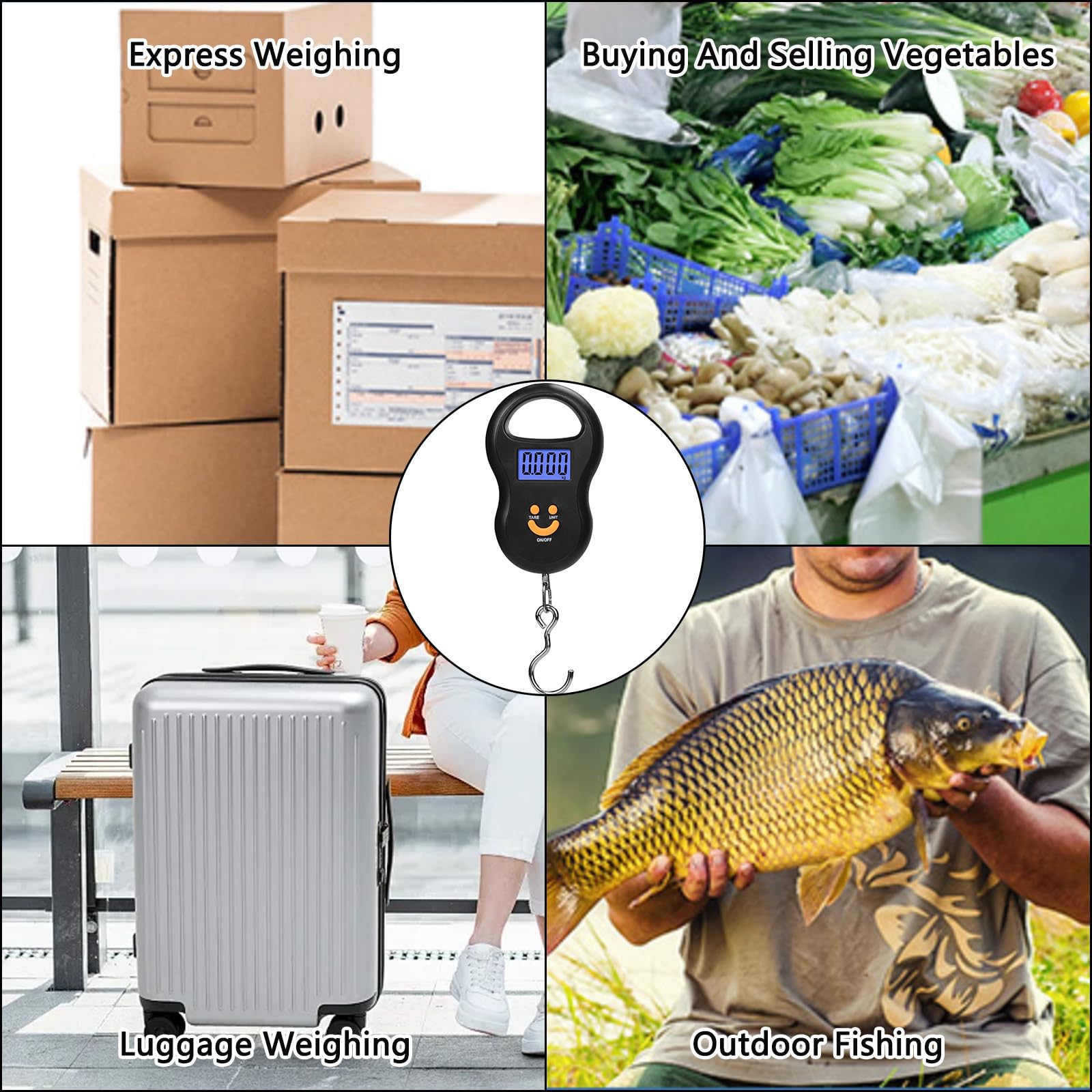 Outdoor fishing scale by Toguma for weighing gear