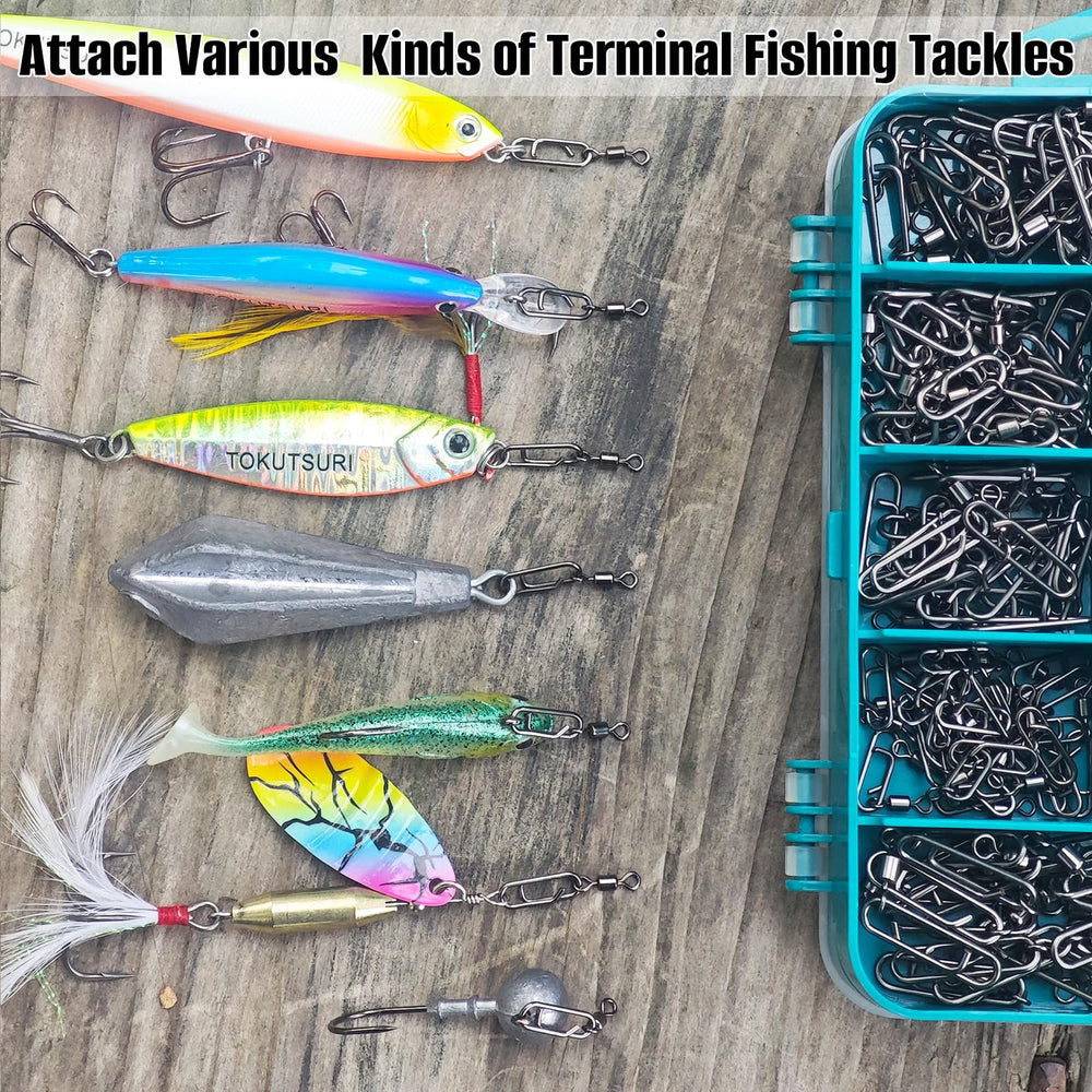 Versatile tackle use: lures, weights, jigheads and spinnerbaits
