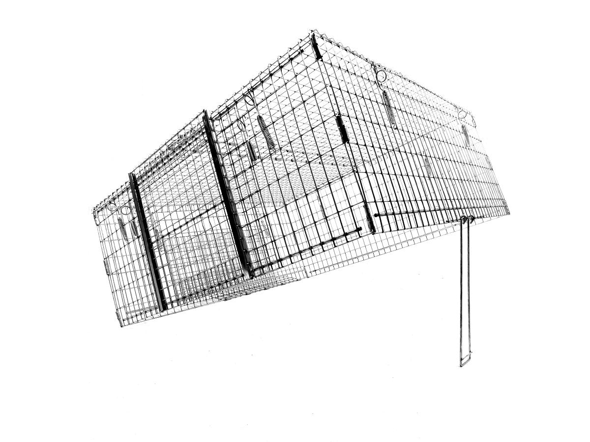 Tomahawk DT1 trap setup demonstrates easy setup for wary cats