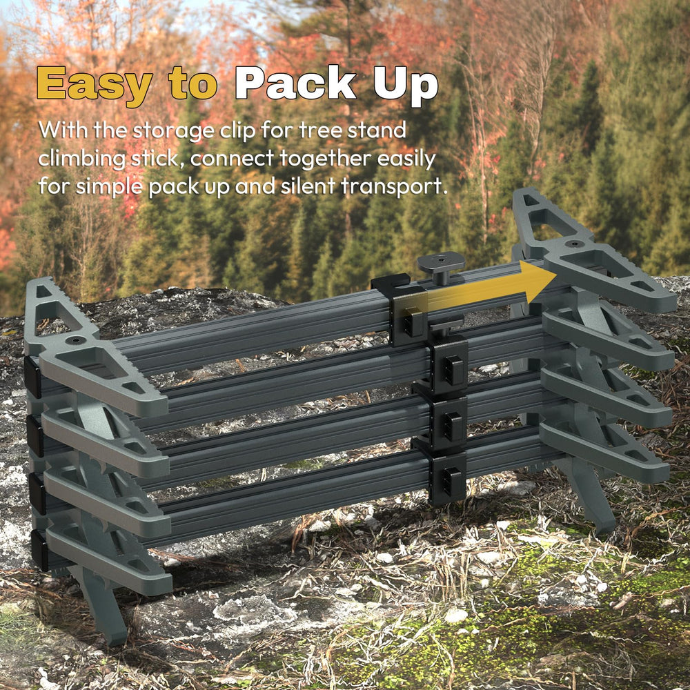 Tomaki hunting sticks extend climb up to 17 inches for better footing