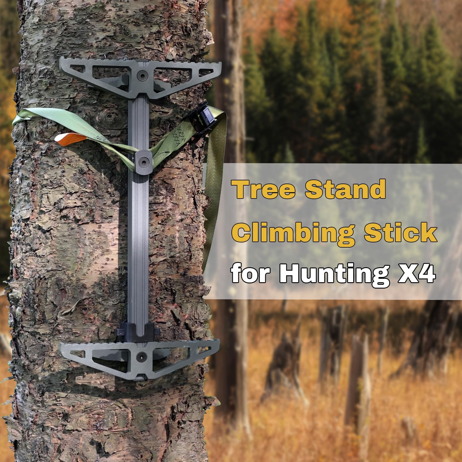 Tomaki aluminum hunting sticks raised ends prevent boot slips during ascent