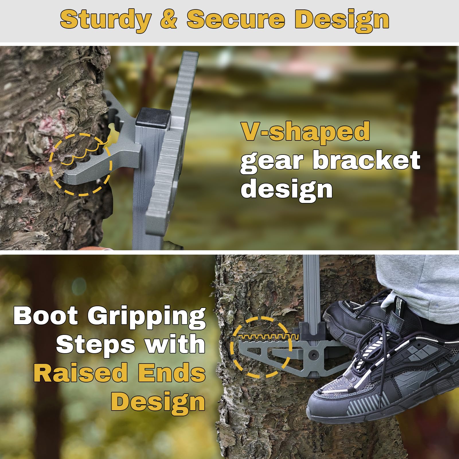 Tomaki aluminum hunting sticks sliding lock clip aids quiet transport and storage