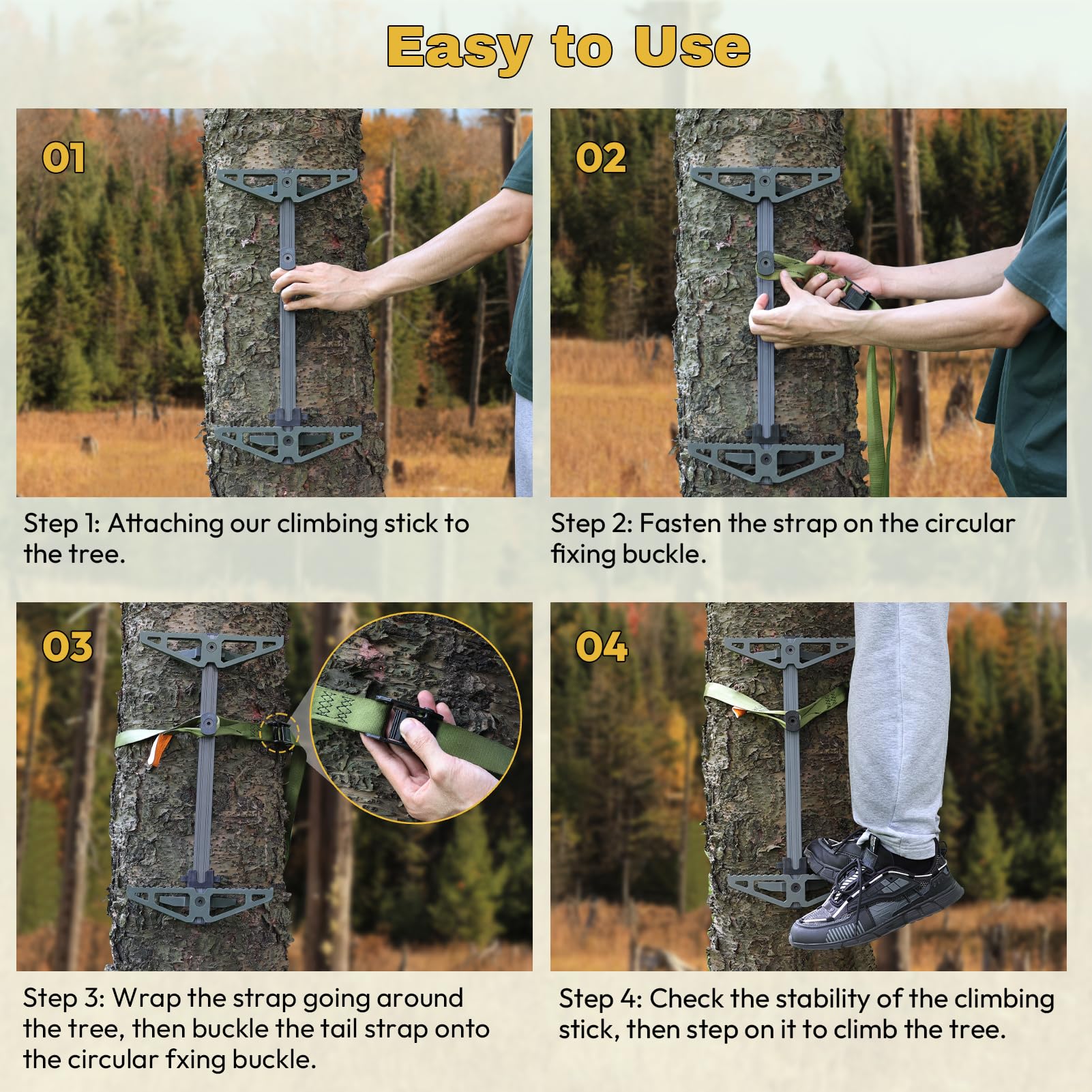 Tomaki aluminum sticks are ultralight yet sturdy for easy carrying