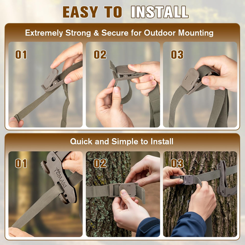 Tomaki pocket-size gear hanger keeps bows and packs within reach