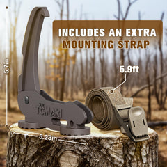 Tomaki silent hunting hanger design minimizes noise for stealthy tree setups