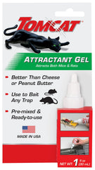 Tomcat Attractant Gel 1 oz bottle: ready-to-use rodent lure.
