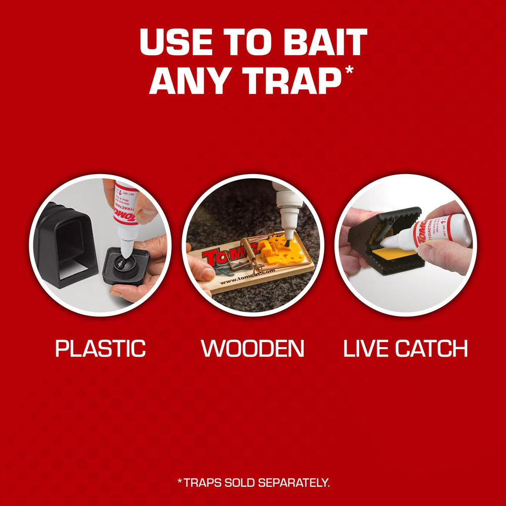 Tomcat Attractant Gel has irresistible taste for mice and rats.