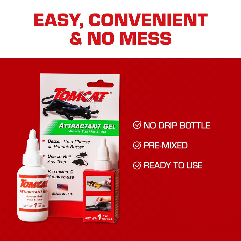 Tomcat Attractant Gel is non-toxic to children and pets.