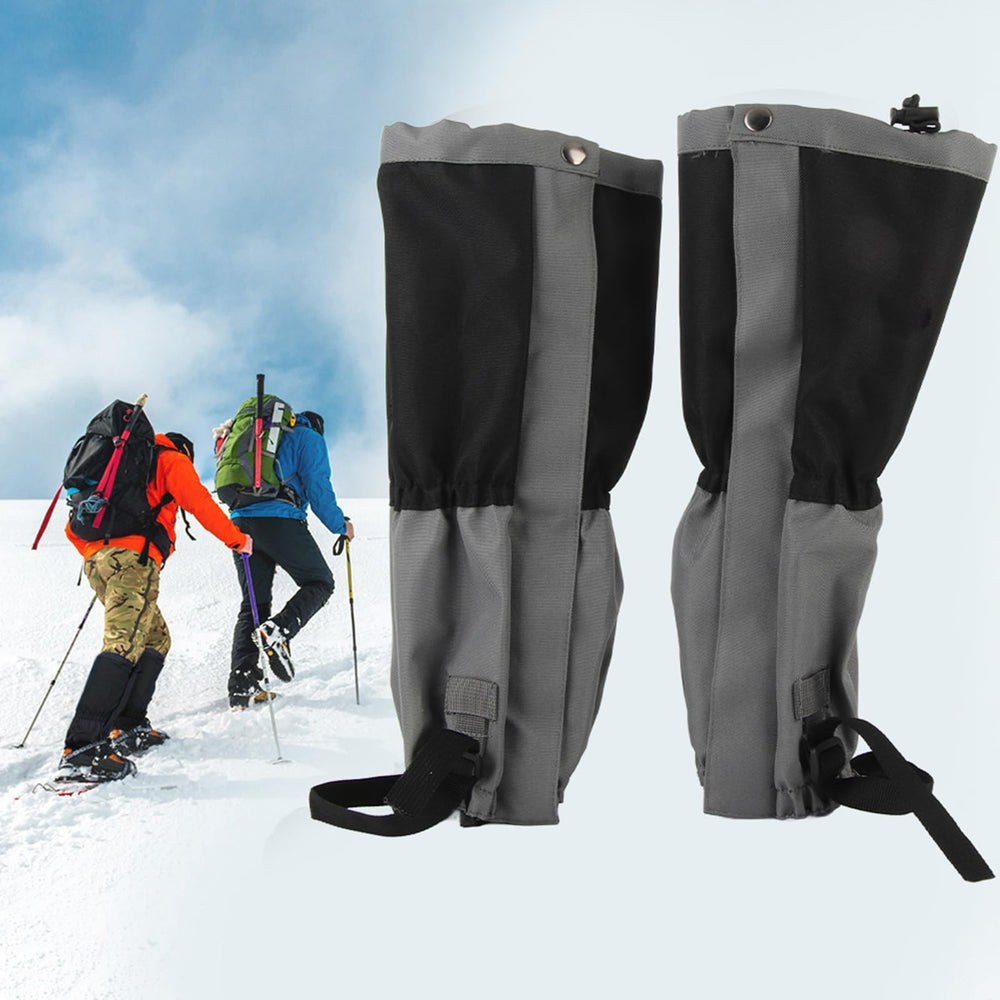 Tomedny leg gaiters with adjustable straps for a secure fit.